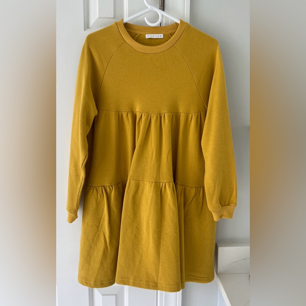KARLIE Sweatshirt Dress - Size Small